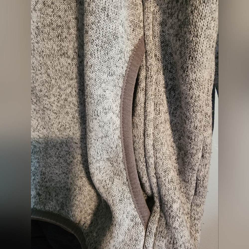 L.L. Bean Women's Gray Fleece Pullover Size Med Petite - Picture 6 of 7